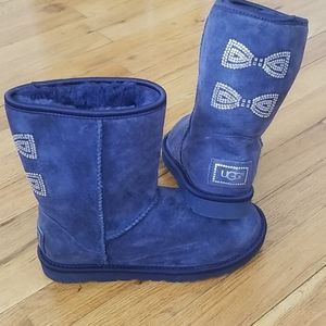 uggs with rhinestone bows